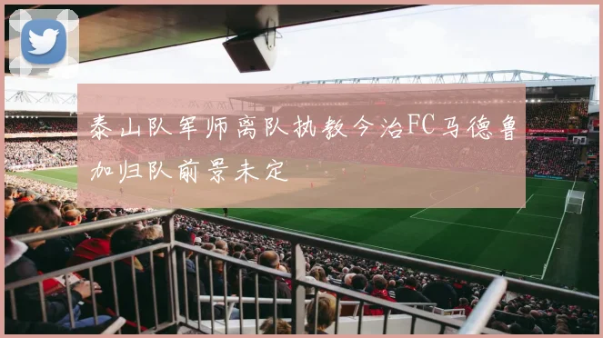 泰山队军师离队执教今治FC马德鲁加归队前景未定